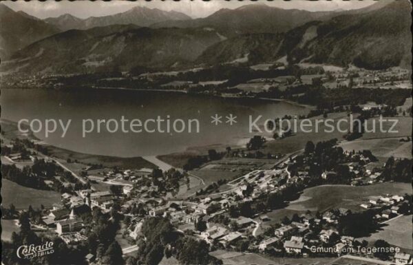 Gmund Tegernsee Fliegeraufnahme