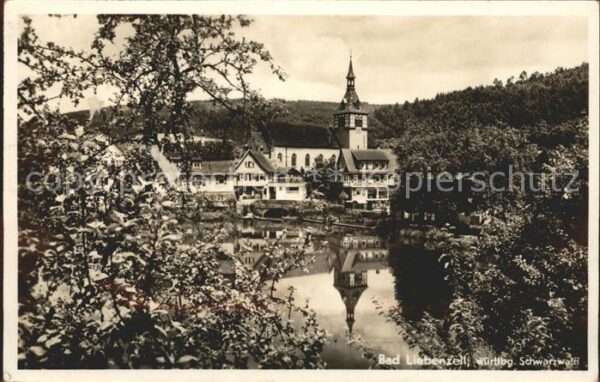Bad Liebenzell Partie am Fluss Kirche