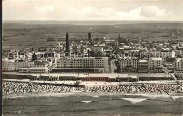 Borkum Strand Fliegeraufnahme