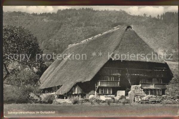 Schwarzwaldhaeuser im Gutachtal