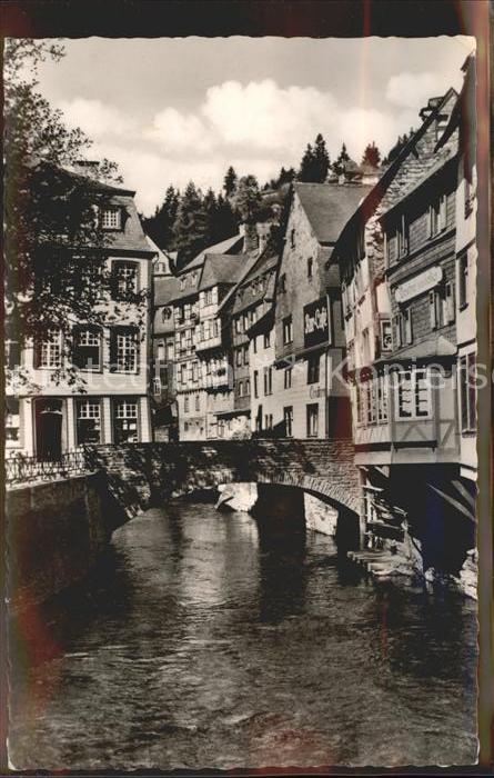 Monschau Rurpartie Brücke