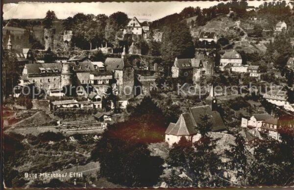 Monschau Teilansicht mit Burg