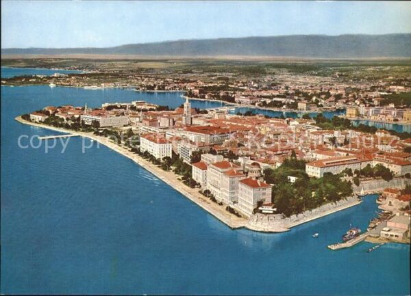 Zadar Zadra Zara Fliegeraufnahme