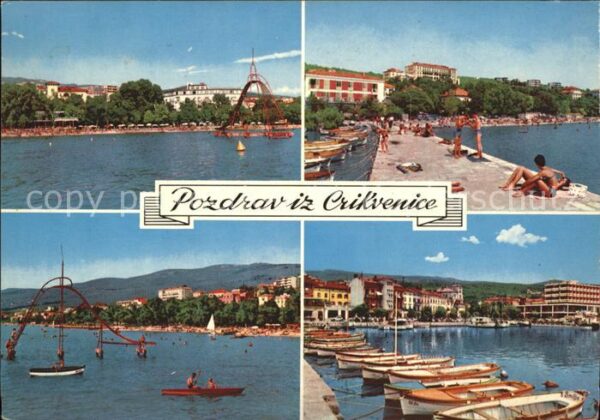 Crikvenica Kroatien Strand Hafen