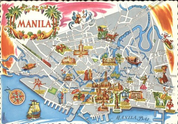 Manila Philippines Map