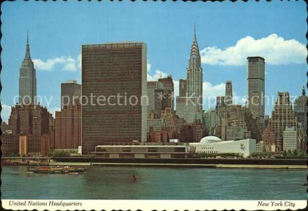 New York City United Nations Headquarters Manhatten S