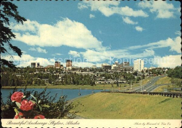 Anchorage Panorama Skyline in Summer