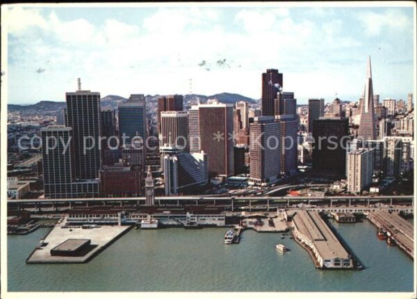 San Francisco California Embarcadero Center and Waterfront Skyli