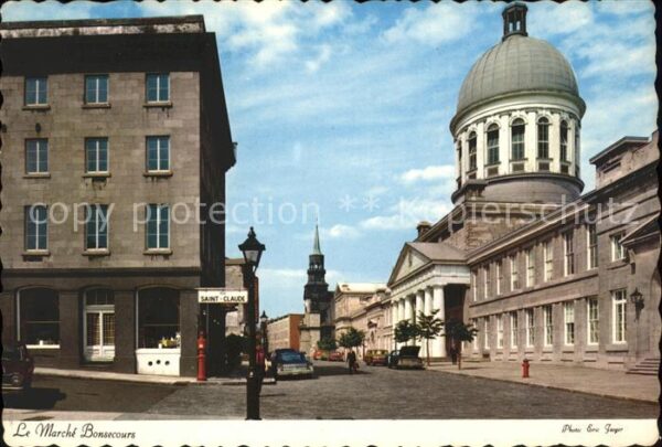 Montreal Quebec Marche Bonsecours Building St Paul Stre