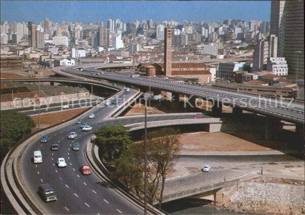 São Paulo Vista parcial do Anel Viario Stadtautob