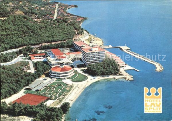 Split Spalato Hotel Lav Fliegeraufnahme