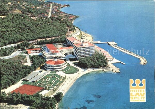 Split Spalato Hotel Lav Fliegeraufnahme