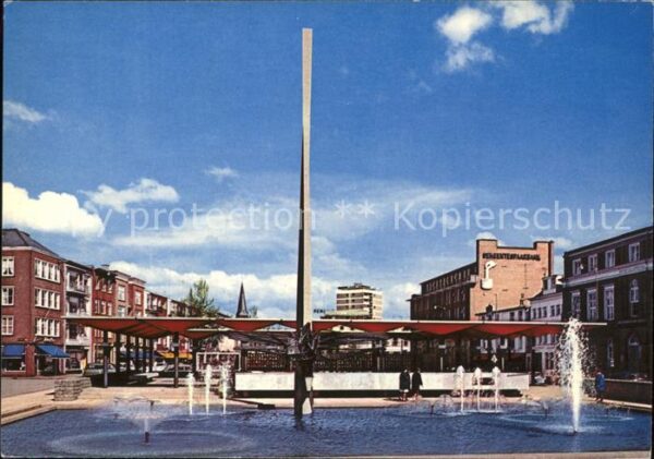 Arnhem Gele Rijdersplein Springbrunnen