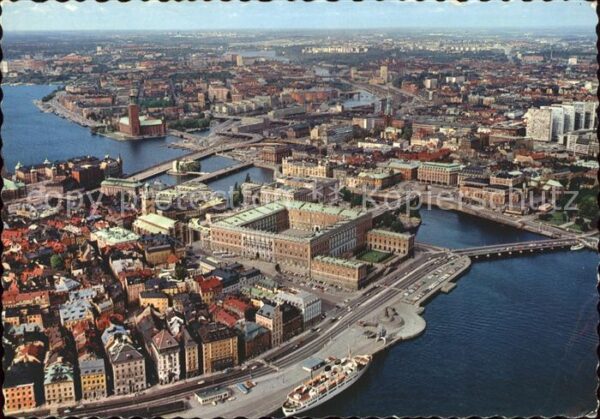 Stockholm Royal Palace Air Panorama