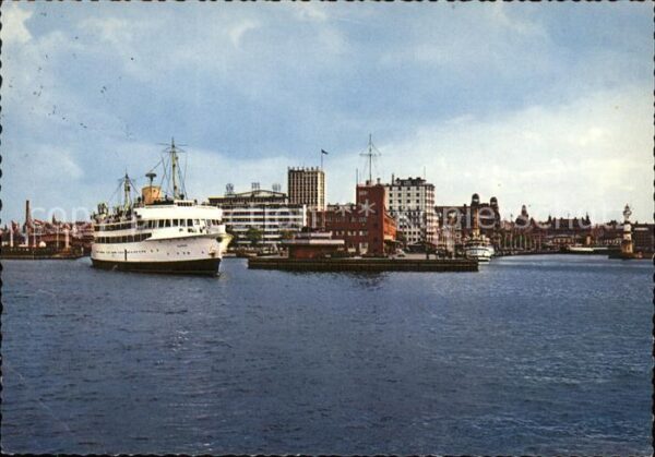 Malmoe Harbour with Train Ferry Malmöhus