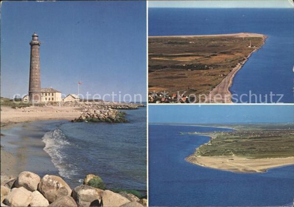 Skagen Fyr Leuchtturm Landzunge Fliegeraufnahme