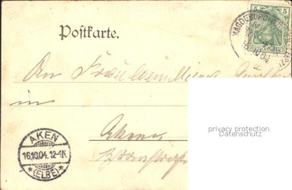 Calbe Saale Teilansicht Bahnpost – Bild 2