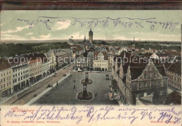 Wittenberg Lutherstadt Marktplatz