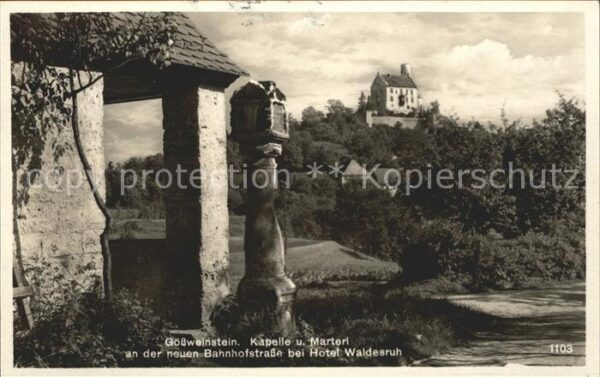 Goessweinstein Hotel Waldesruh Kapelle