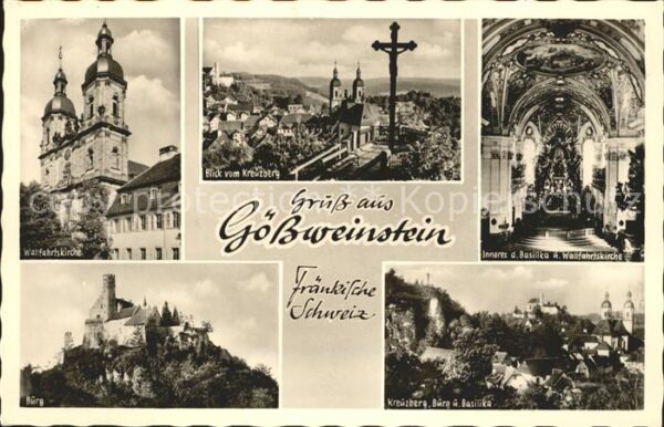 Goessweinstein Kreuzberg Burg Basilika