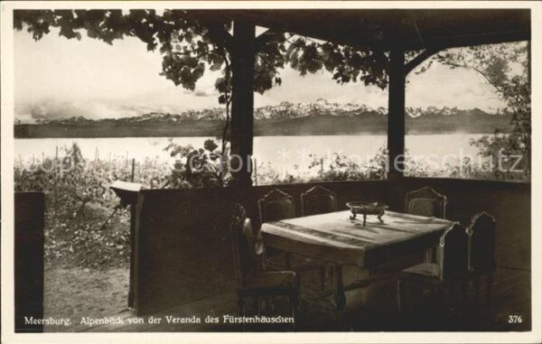 Meersburg Bodensee Alpenblick Fürstenhäuschen