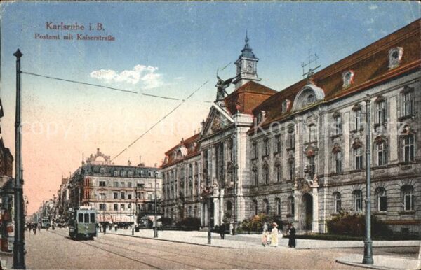 Karlsruhe Baden Postamt Kaiserstrasse