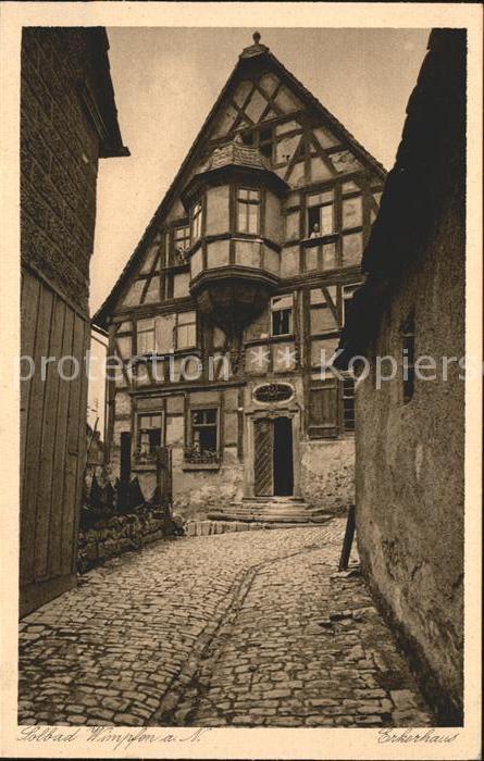 Wimpfen Solbad Erkerhaus
