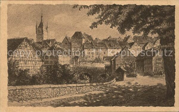 Wimpfen Blick Hohenstaufentor