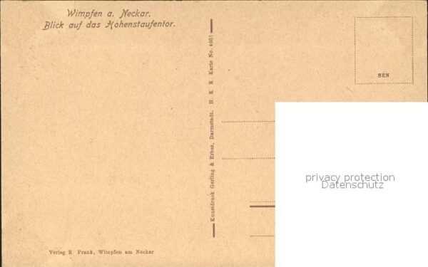 Wimpfen Blick Hohenstaufentor – Bild 2