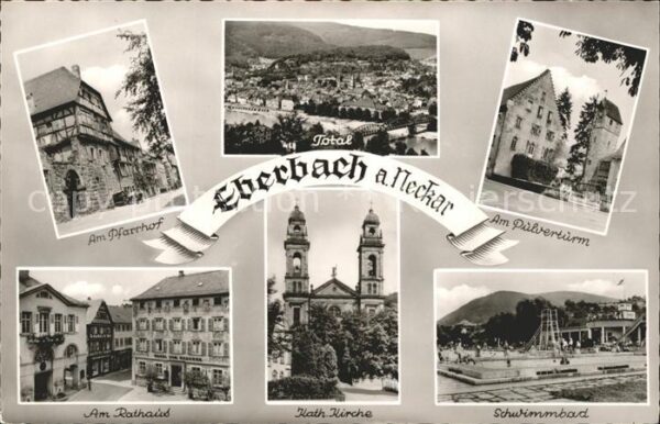 Eberbach Baden Pfarrhof Katholische Kirche Rathaus
