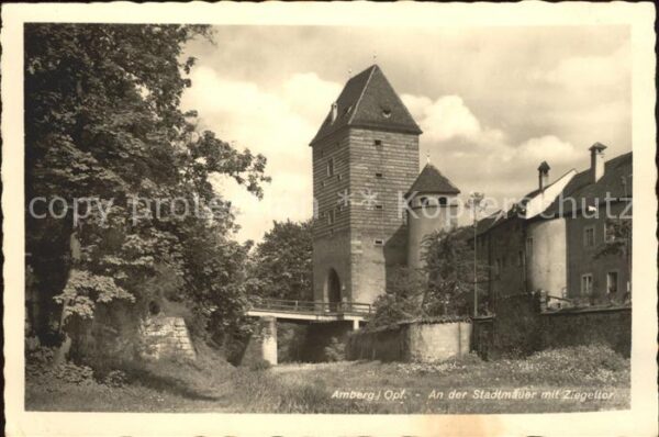 Amberg Oberpfalz Stadtmauer Ziegeltor