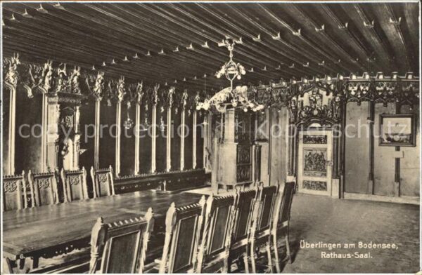 Ueberlingen Bodensee Rathaus Saal