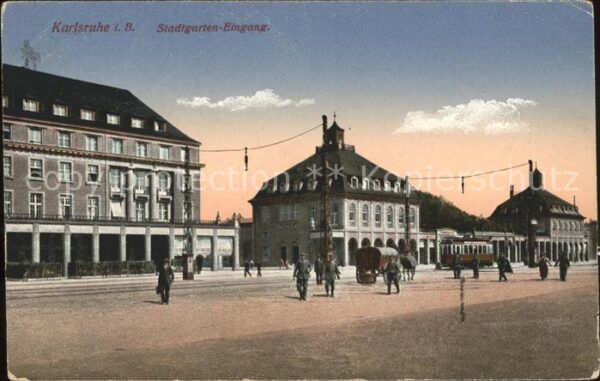 Karlsruhe Baden Stadtgarten-Eingang