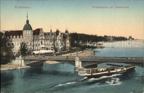 Konstanz Bodensee Rheinbrücke Seestrasse