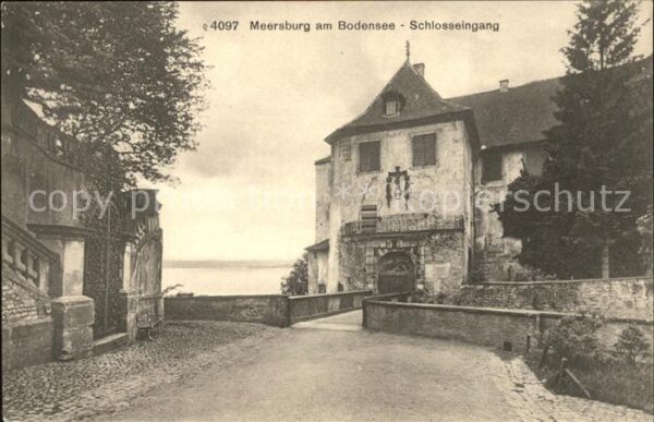 Meersburg Bodensee Schlosseingang