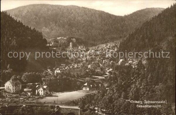 Triberg Schwarzwald Gesamtansicht