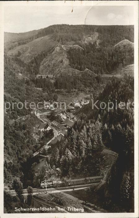 Triberg Schwarzwald Schwarzwaldbahn