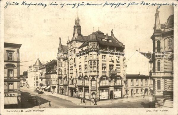 Karlsruhe Baden Zur Moninger Grossgaststätten-Betriebe