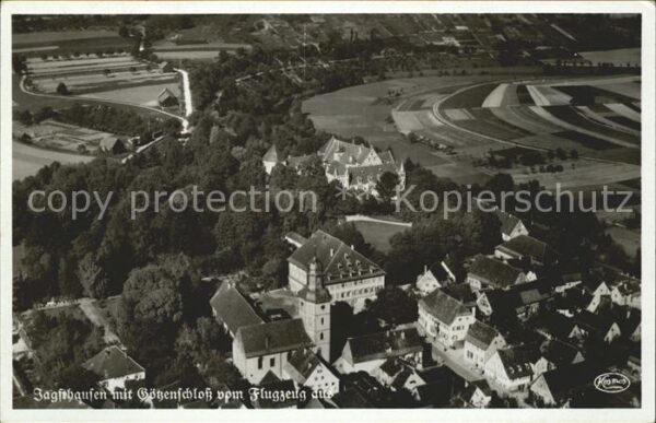 Jagsthausen Heilbronn Götzenschloss Fliegeraufnahme