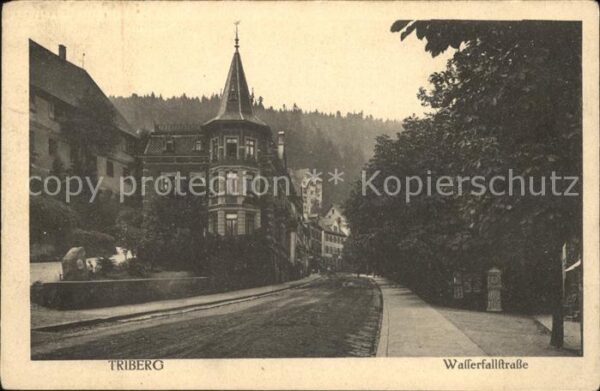 Triberg Schwarzwald Wasserfallstrrasse