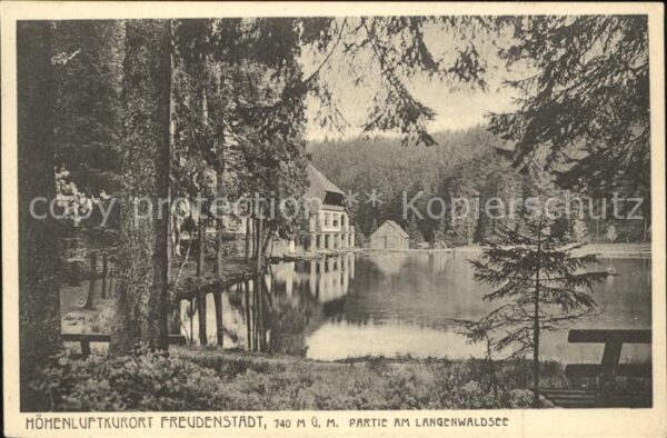 Freudenstadt Partie am Langenwaldsee