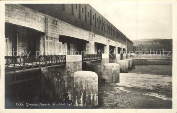 Passau Grosskraftwerk Kachlet