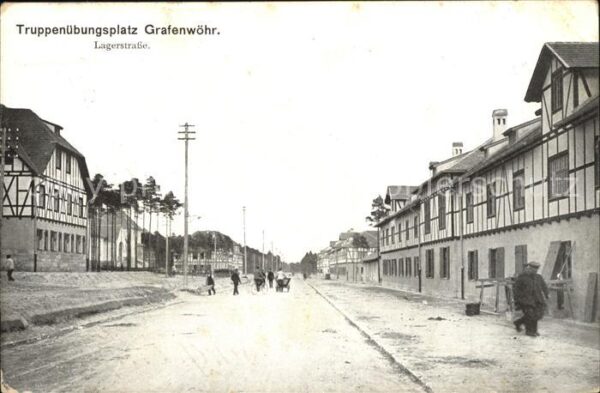 Grafenwoehr Lagerstrasse Truppenübungsplatz