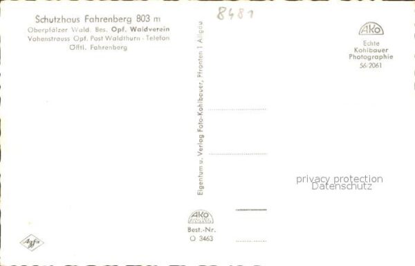 Waldthurn Schutzhaus Fahrenberg – Bild 2