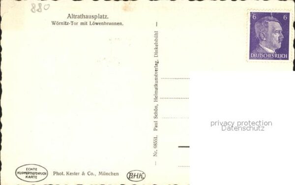 Dinkelsbuehl Altrathausplatz Wörnitz-Tor Löwenbrunne – Bild 2