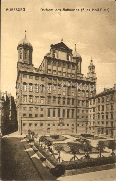 Augsburg Rathaus Ostfront Elias Holl-Platz