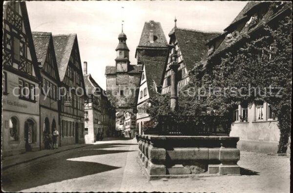Rothenburg Tauber Markusturm Röderbogen