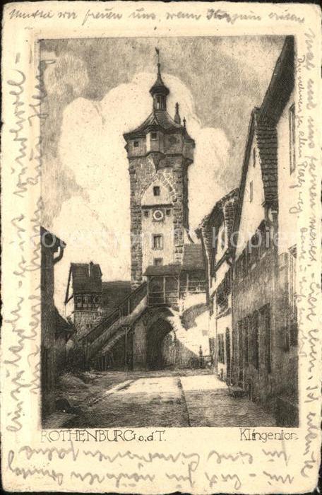 Rothenburg Tauber Klingentor