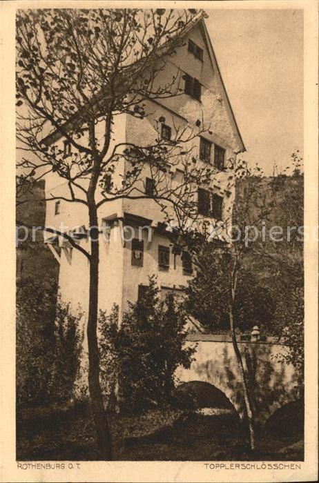 Rothenburg Tauber Topplerschlösschen