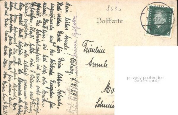 Coburg Veste Coburg Künstlerkarte O. Wiegk – Bild 2